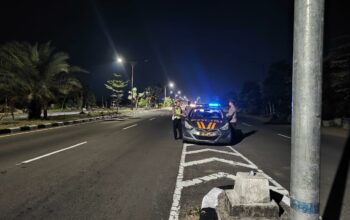 Cegah Balap Liar, Polsek Kediri Intensifkan Patroli Malam