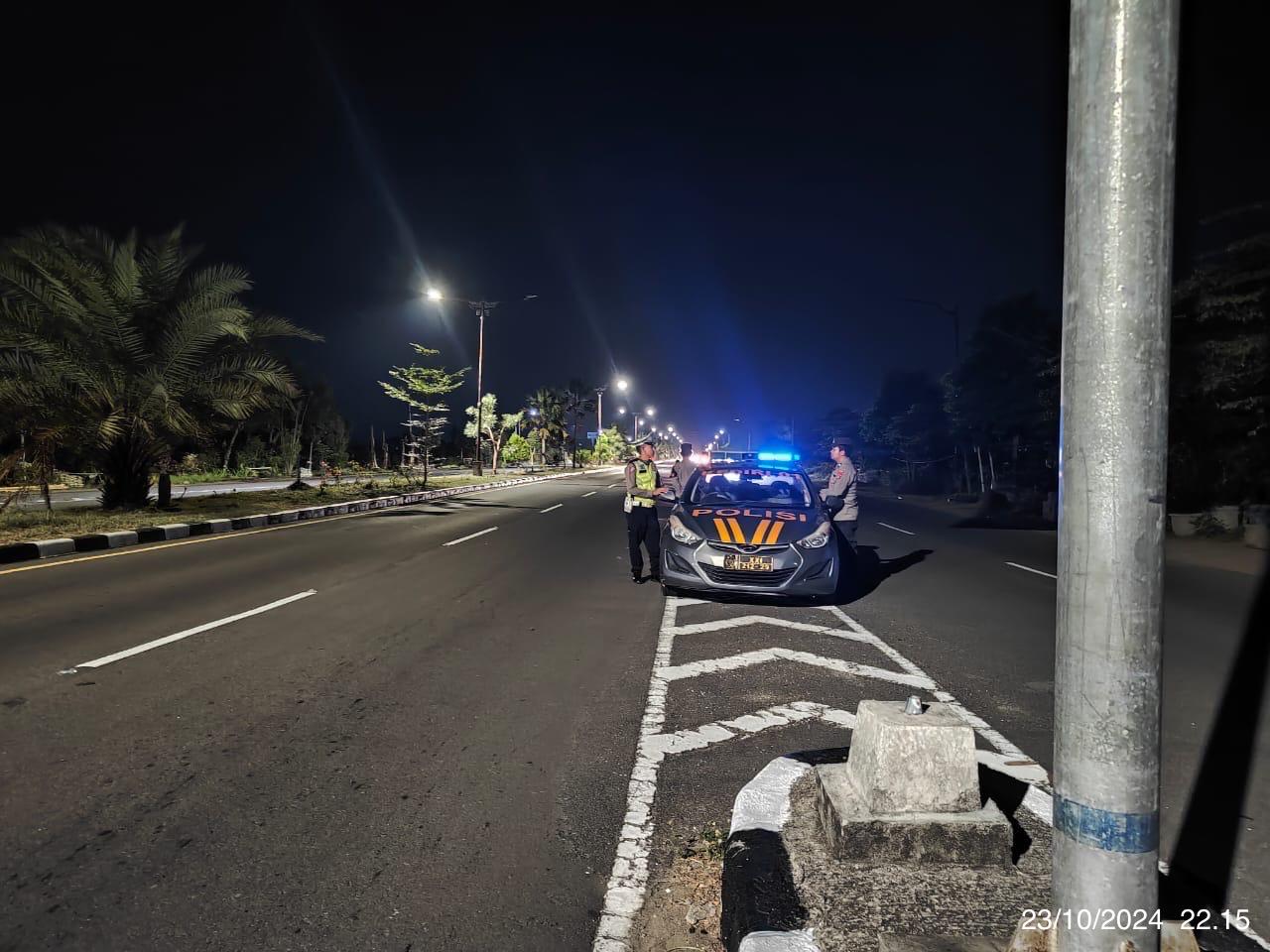 Cegah Balap Liar, Polsek Kediri Intensifkan Patroli Malam