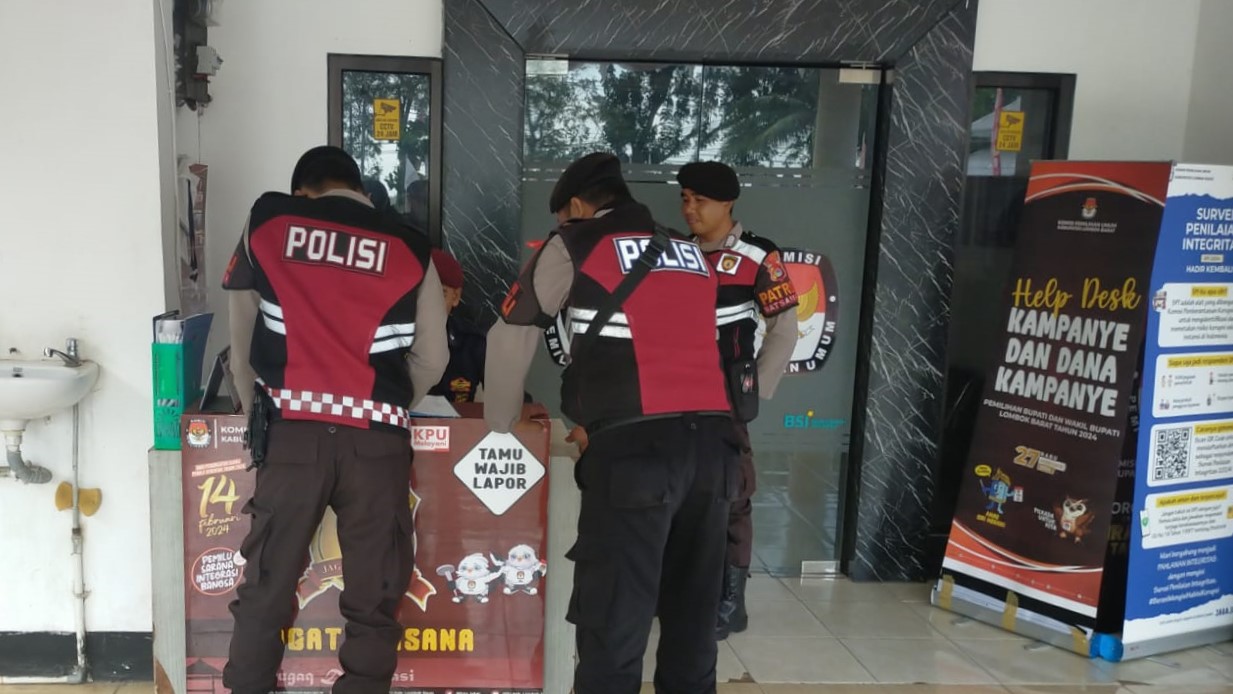 Mengantisipasi Gangguan Patroli Polres Lombok Barat Jelang Pemilukada