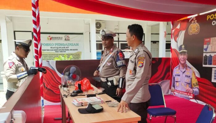 Antisipasi Kejahatan dan Kemacetan: Patroli Pemilu di Lombok Barat