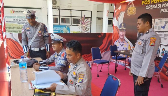 Kolaborasi untuk Keamanan: Satlantas Polres Lombok Barat Jaga Ketertiban Pilkada