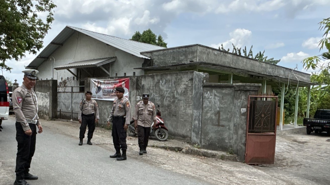 Pengamanan Kampanye Gubernur NTB di Labuapi, Polres Lombok Barat Siaga