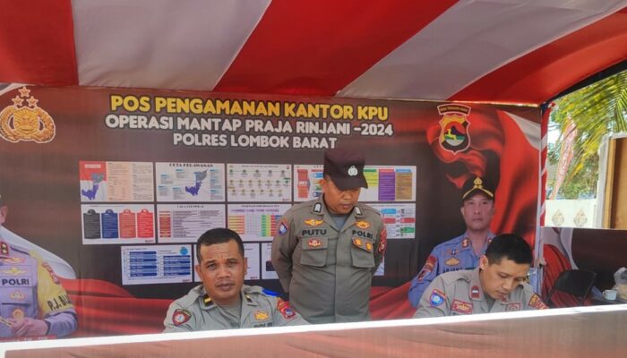 Langkah Serius Polres Lombok Barat Amankan Pemilu 2024