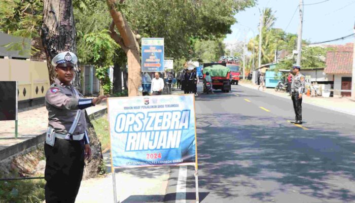 Edukasi dan Penindakan: Operasi Zebra Rinjani 2024 di Lombok Barat