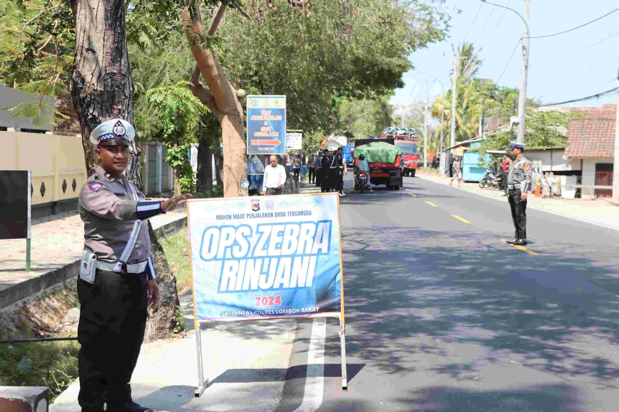 Tingkatkan Keselamatan, Operasi Zebra Rinjani 2024 Berlangsung di Lombok Barat