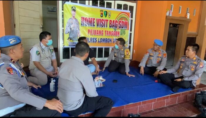 Home Visit Langkah Bag SDM Lakukan Ketahui Kondisi Personel Yang Sakit